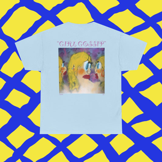 GIRL GOSSIP TEE (Baby Blue)