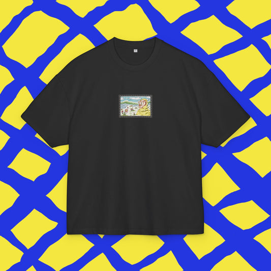 WONDERFUL GARDEN HEAVY TEE (Black)