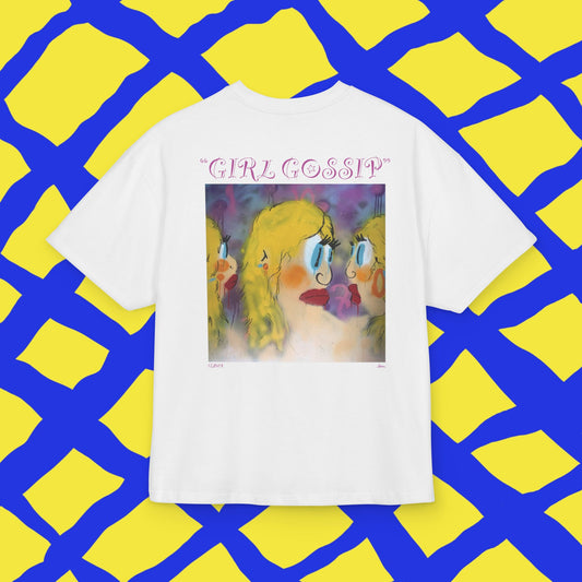 GIRL GOSSIP HEAVY TEE (White)