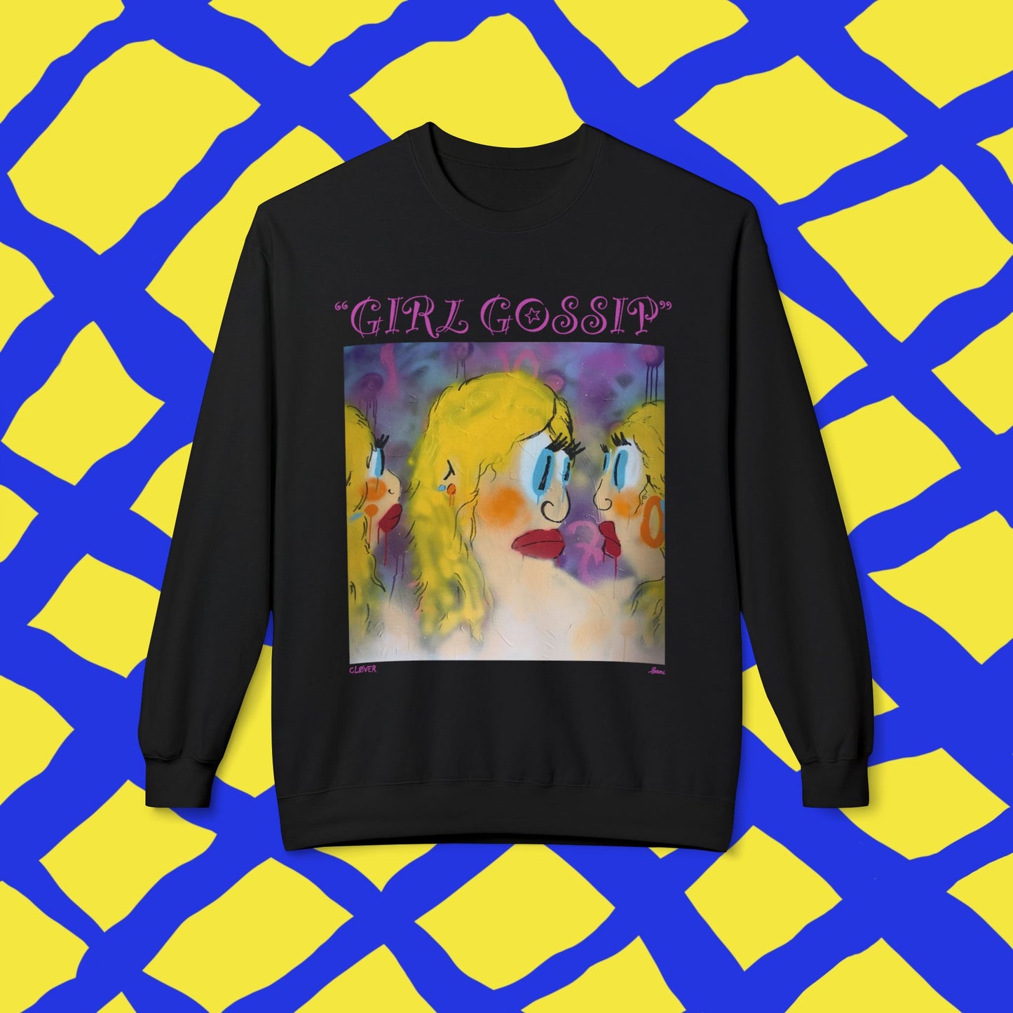 GIRL GOSSIP CREWNECK (Black)
